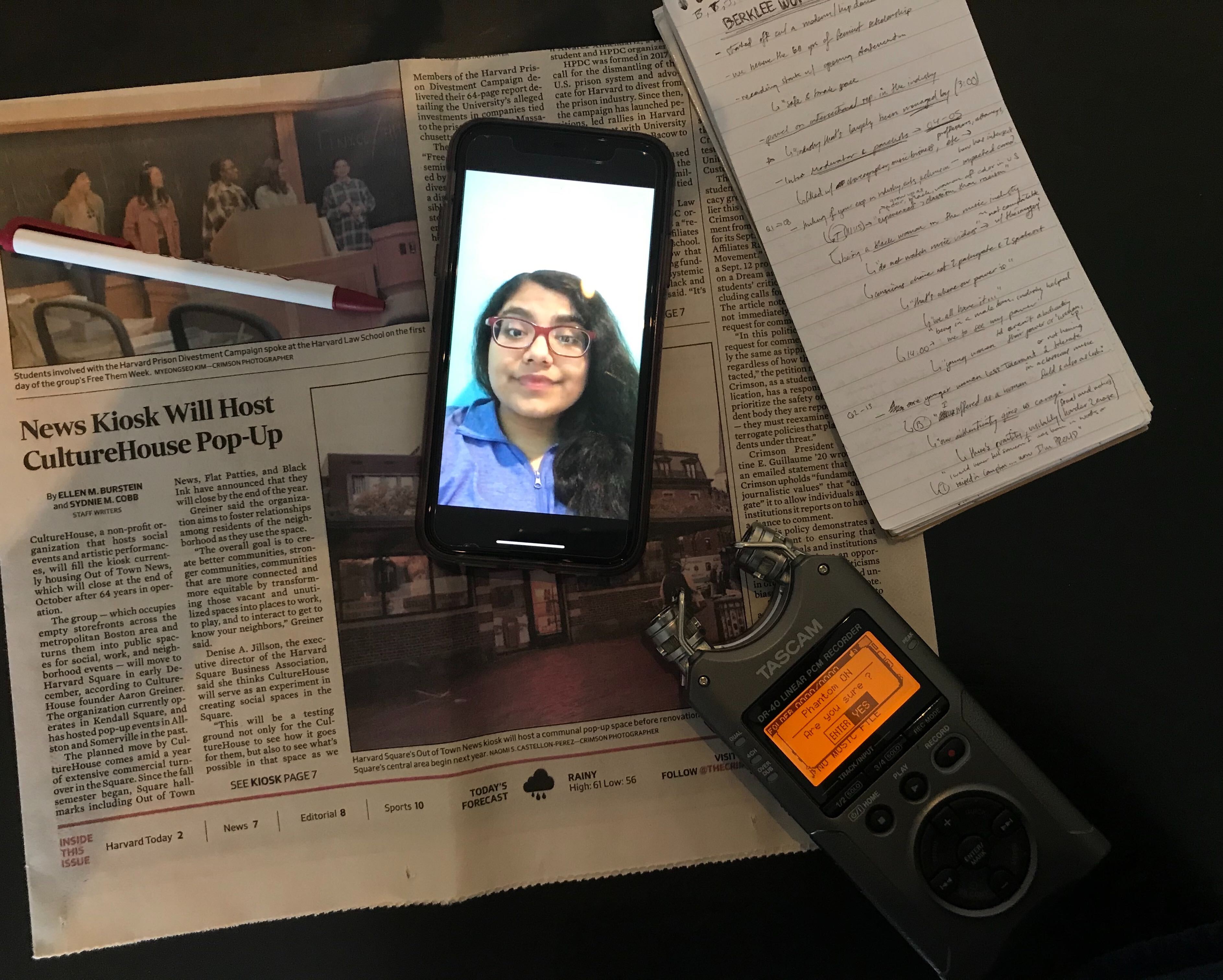 Journalism workspace