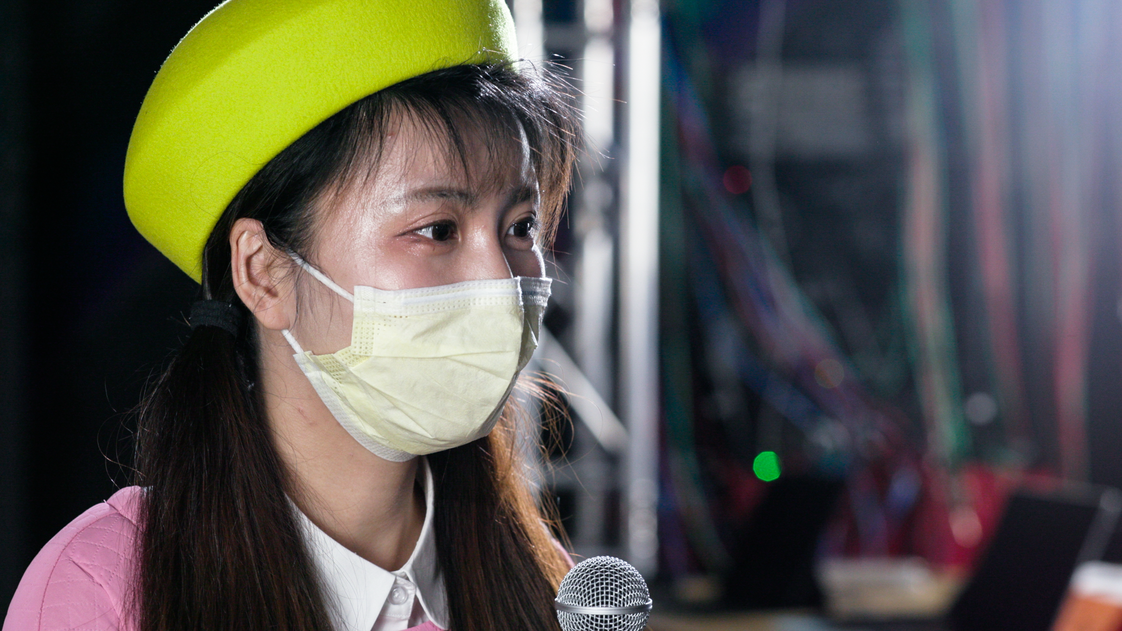 Queenie speaks at a GENED1091 workshop at the Learning Lab