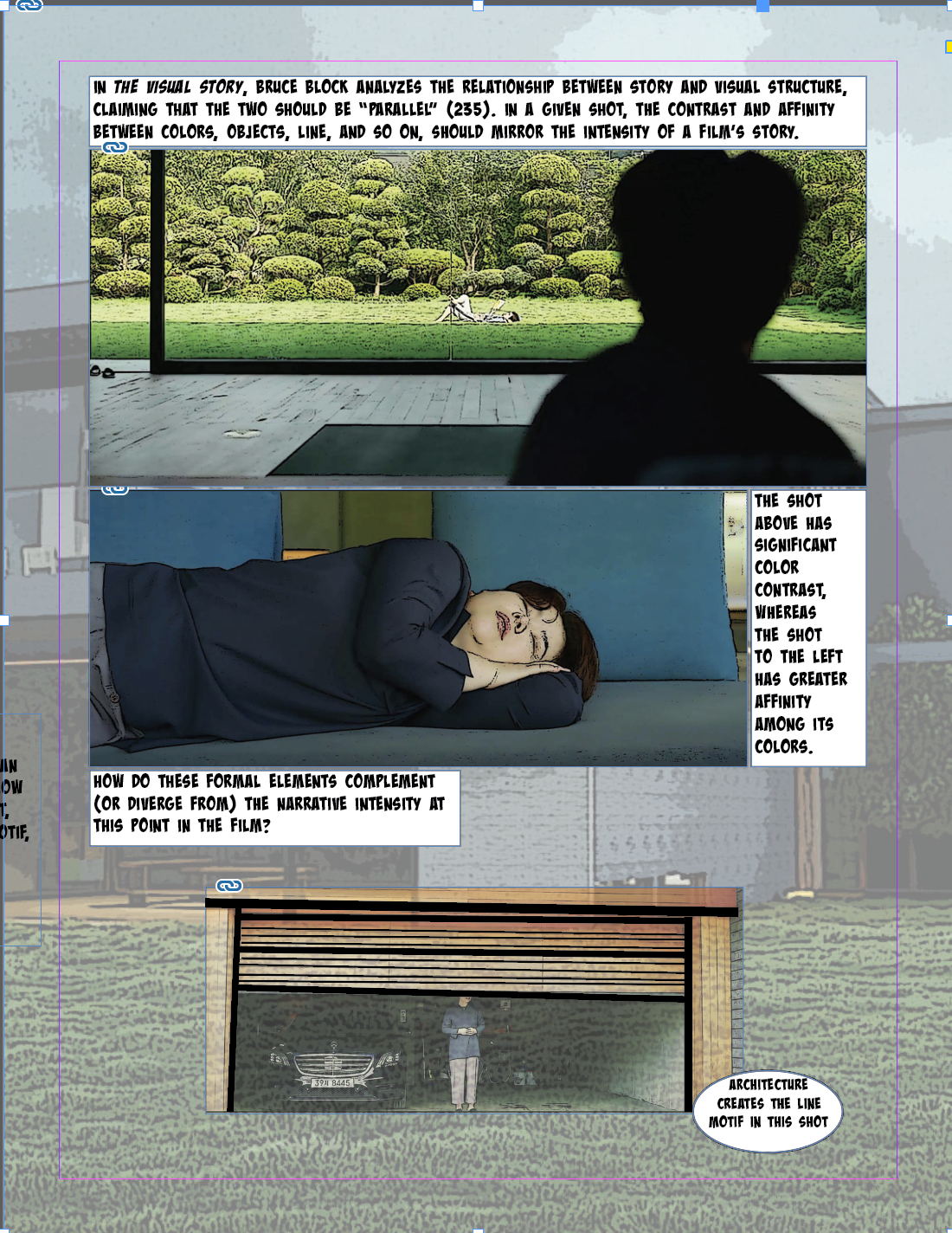 Draft of page one, version two