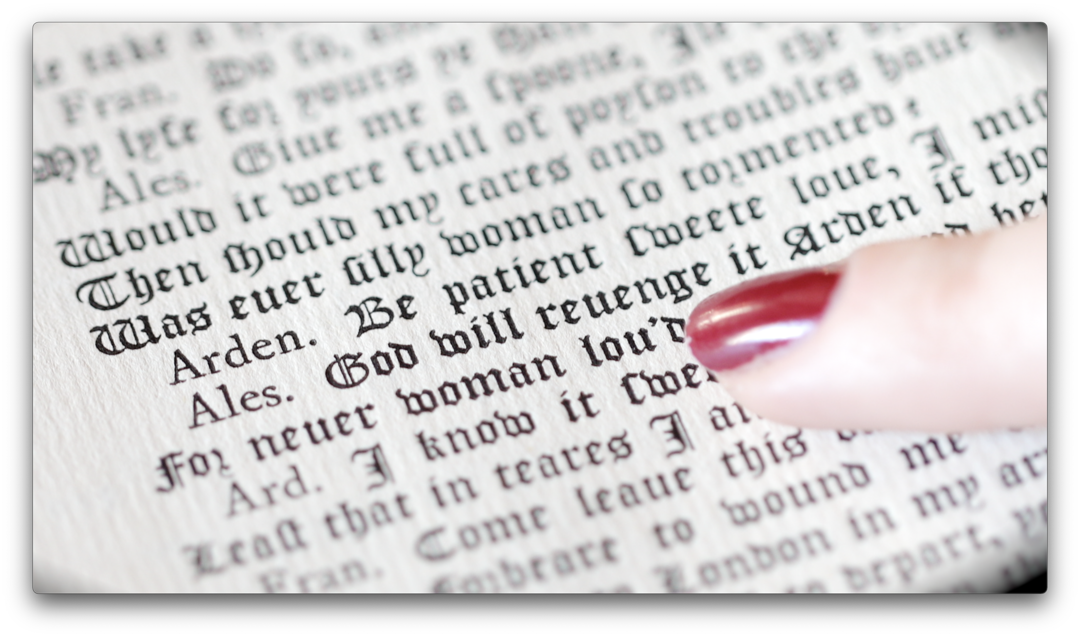 example of an extreme close-up