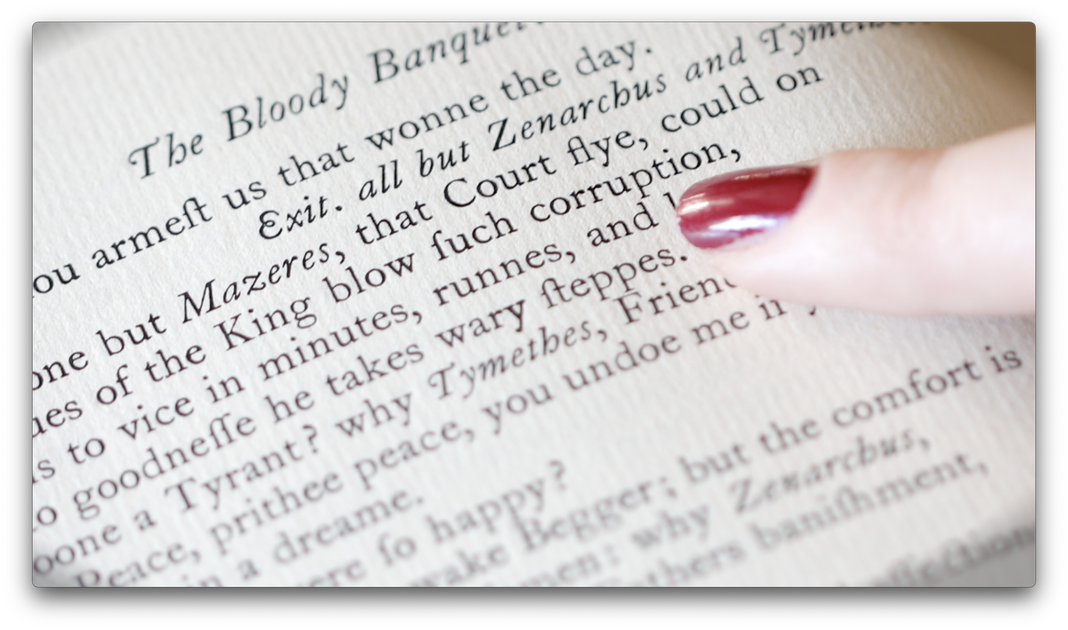 example of an extreme close-up