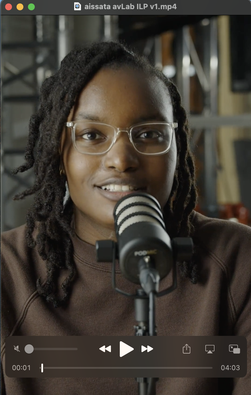 a frame of the video