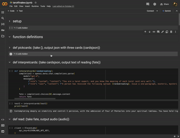 a gif of the python notebook for the activity at station three