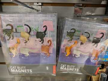 Cat butt magnets